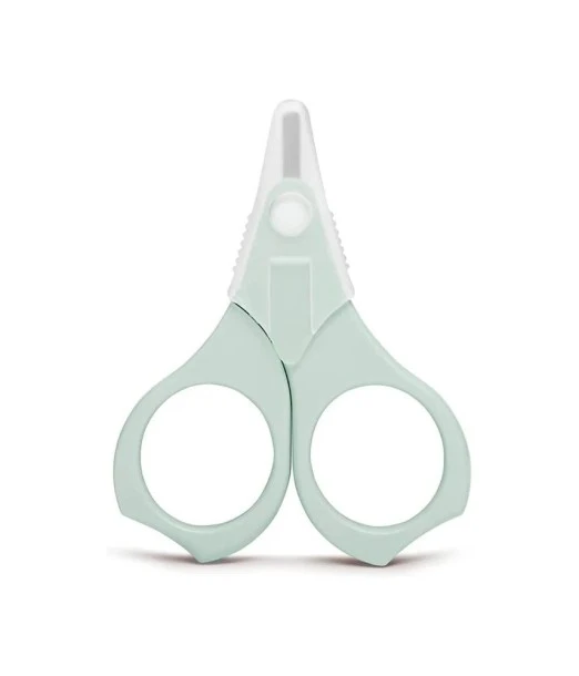 Suavinex rounded baby scissors 0m+ green