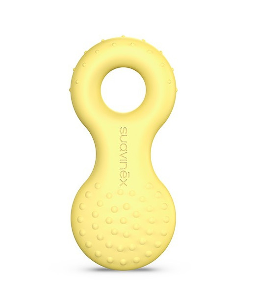 Suavinex Anneau de Dentition étape 1 Jaune 0m+ Anneau de