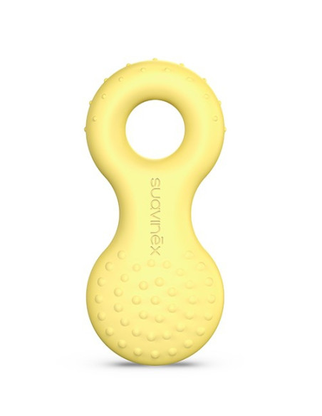 Suavinex Anneau de Dentition étape 1 Jaune 0m+ Anneau de