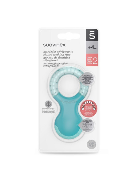Suavinex Anneau de Dentition étape 2 Bleu 0m+ Anneau de
