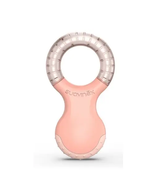 Suavinex Anneau de Dentition étape 2 Rose 0m+ Anneau de