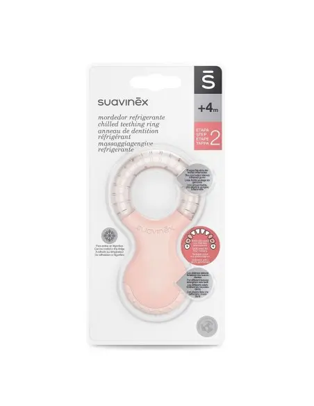 Suavinex teething ring stage 2 Pink 0m+ — photo 2