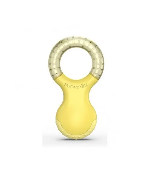 Suavinex Anneau de Dentition étape 2 Jaune 0m+ Anneau de