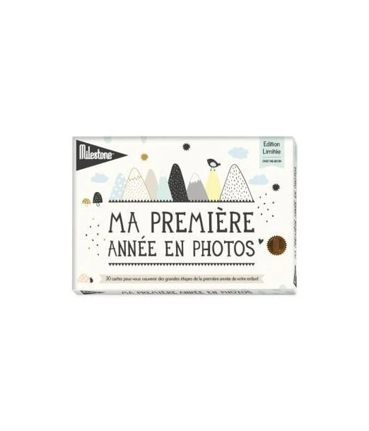 Milestone cards My first year in photos - Limited edition