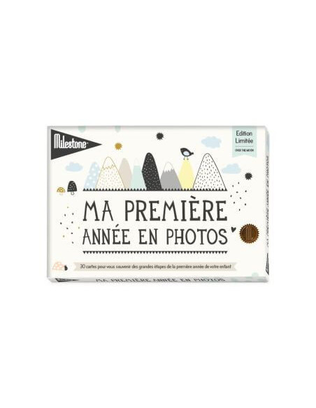 Cartes Milestone Ma première année en photos - Edition limitée