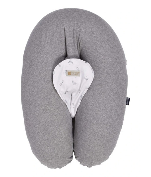 Candide Coussin Multirelax 3en1 - Gris Chiné Lapin au Maroc - Baby And Mom 2