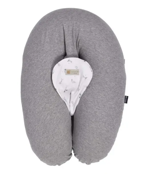 Candide Coussin Multirelax 3en1 - Gris Chiné Lapin Coussin 2