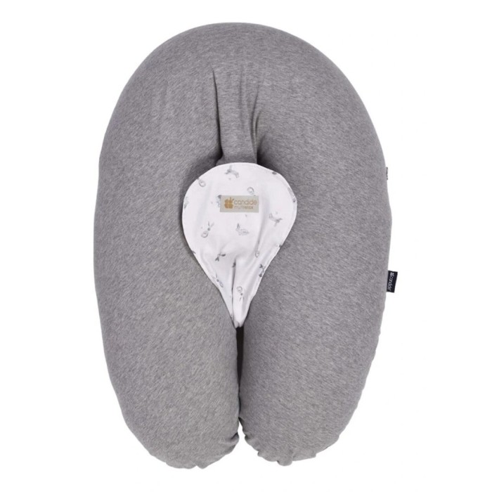 Candide Coussin Multirelax 3en1 - Gris Chiné Lapin dans Coussin d'allaitement chez Baby And Mom Maroc