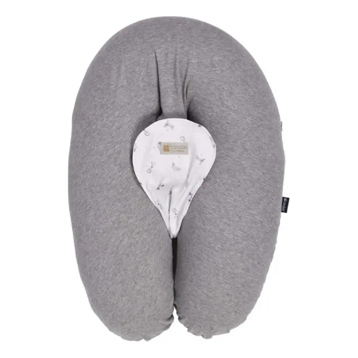 Candide Coussin Multirelax 3en1 - Gris Chiné Lapin Coussin