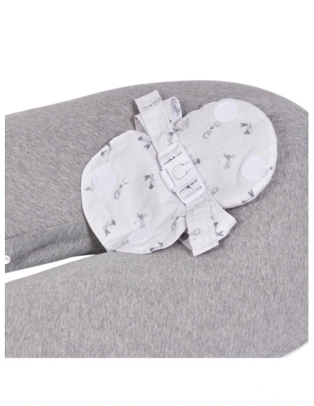 Candide Coussin Multirelax 3en1 - Gris Chiné Lapin dans Coussin d'allaitement chez Baby And Mom Maroc