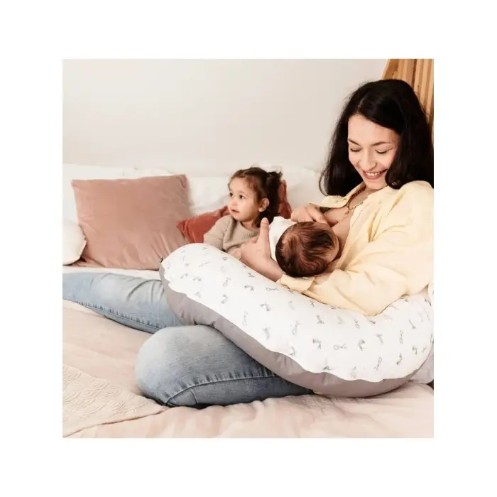 Candide Coussin Multirelax Jersey 3en1 - Coton Lapin Coussin