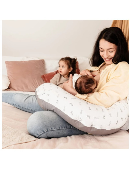 Candide Coussin Multirelax Jersey 3en1 - Coton Lapin dans Coussin d'allaitement chez Baby And Mom Maroc