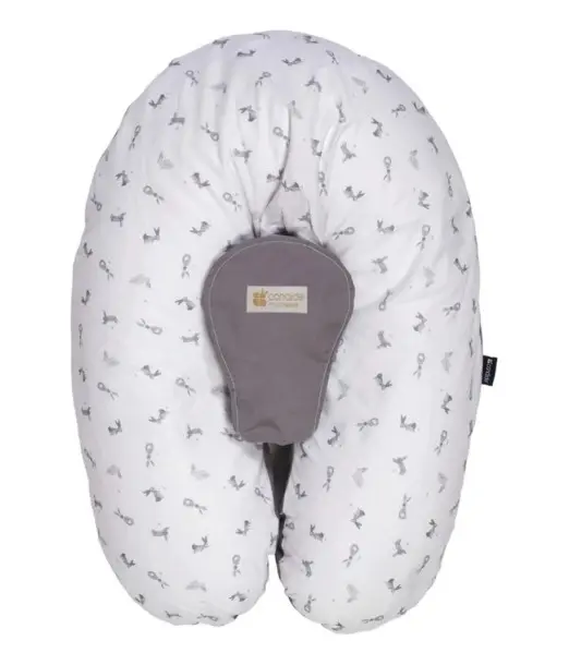 Candide Coussin Multirelax Jersey 3en1 - Coton Lapin Coussin 2
