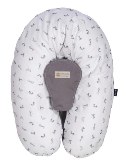 Candide Coussin Multirelax Jersey 3en1 - Coton Lapin dans Coussin d'allaitement chez Baby And Mom Maroc
