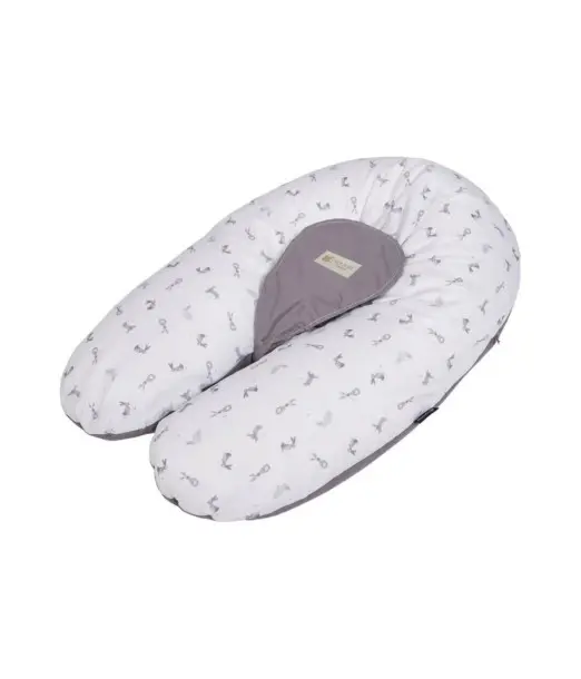Candide Coussin Multirelax Jersey 3en1 - Coton Lapin Coussin