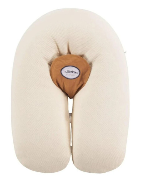 Candide Coussin Multirelax Jersey 3en1 matelassé - Coton Ecru dans Coussin d'allaitement chez Baby And Mom Maroc