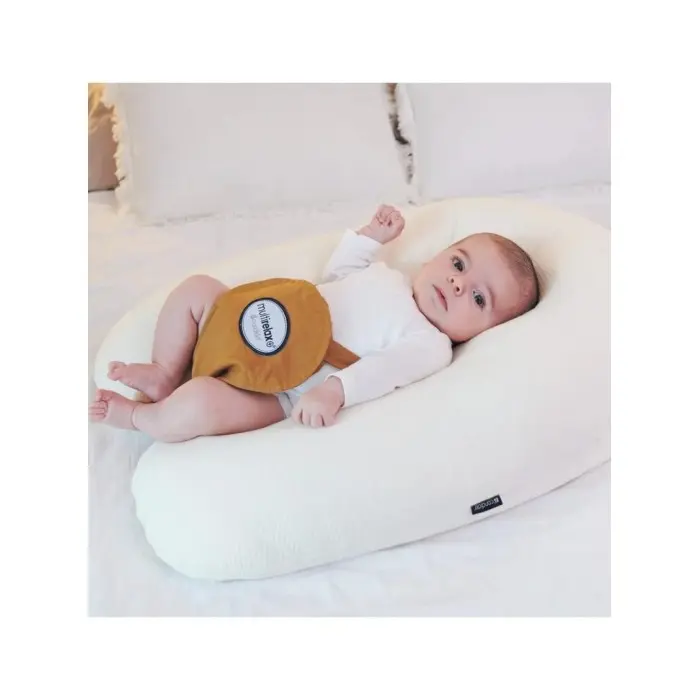 Candide Coussin Multirelax Jersey 3en1 matelassé - Coton Ecru