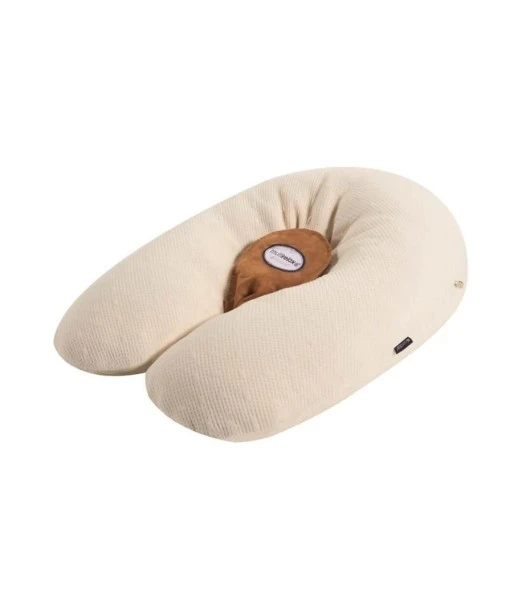 Candide Multirelax Jersey 3-in-1 quilted cushion - ecru cotton