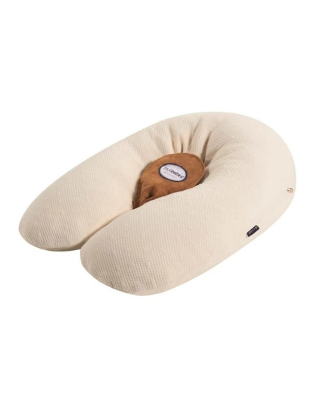 Candide Coussin Multirelax Jersey 3en1 matelassé - Coton Ecru dans Coussin d'allaitement chez Baby And Mom Maroc
