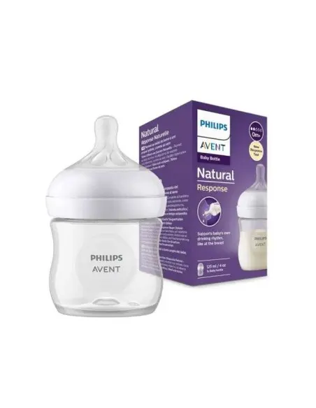 Avent Natural Response baby bottle 125 ml, nipple from 0 months