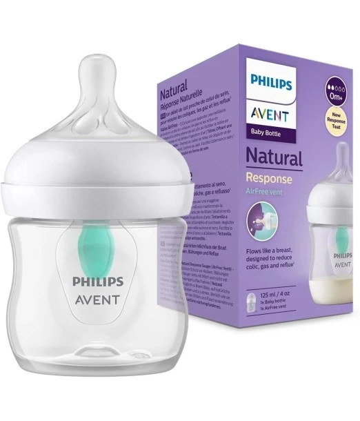 Avent Natural Response baby bottle 125 ml Airfree valve
