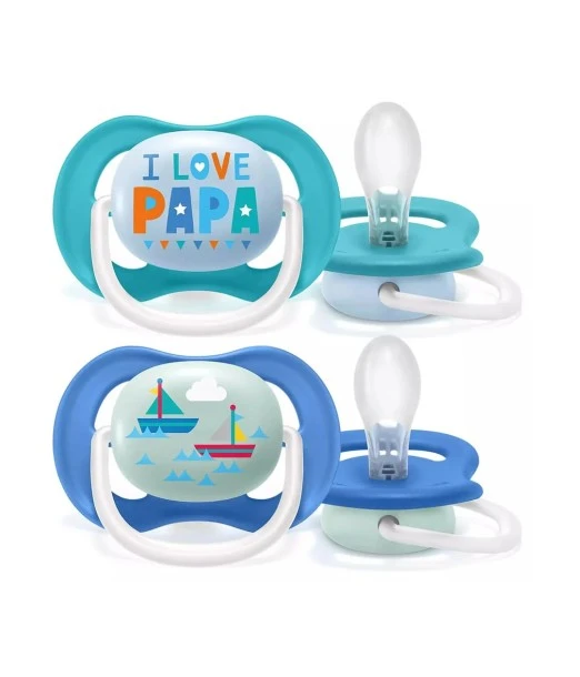 Avent Ultra Air Happy pacifier from 6 to 18 months Dad/Boat 2