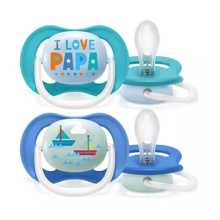 Sucette Avent Ultra Air Happy 6-18 mois Papa/Bateau Sucettes -