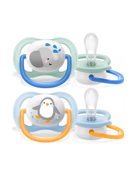 Sucette Avent Natural Ultra Air 0-6mois Animals dans Sucettes chez Baby And Mom Maroc