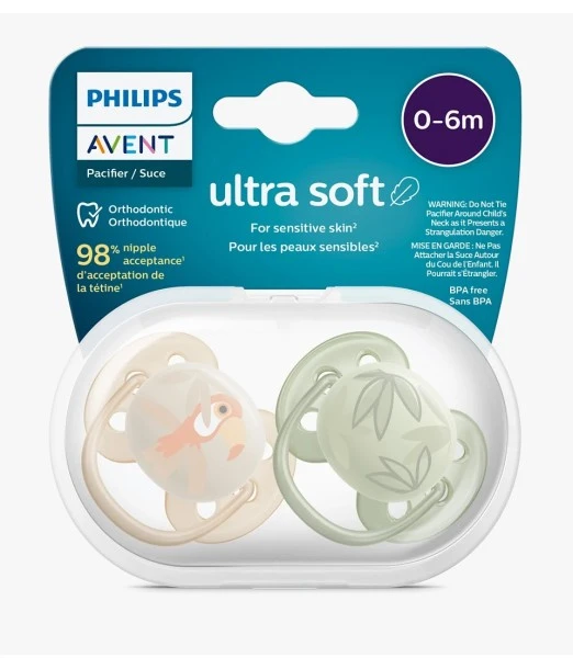 Avent Natural Ultra Soft pacifier from 0 to 6 months Boy