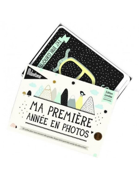 Cartes Milestone Ma première année en photos - Edition limitée