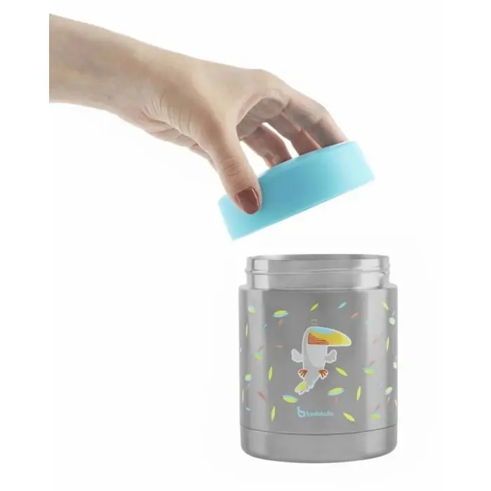 Badabulle Thermos Toucan Contenant Inox Boîte Isotherme Chaud /