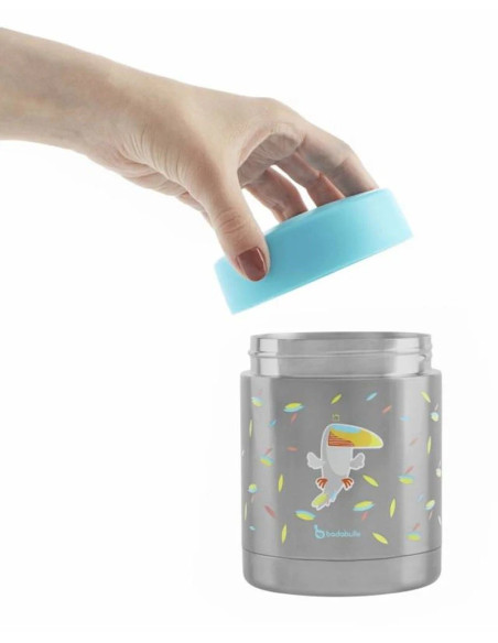 Badabulle Thermos Toucan Contenant Inox Boîte Isotherme Chaud /