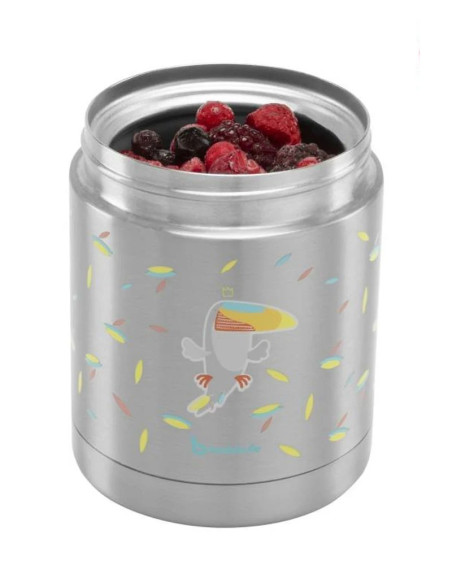 Badabulle Thermos Toucan Contenant Inox Boîte Isotherme Chaud /