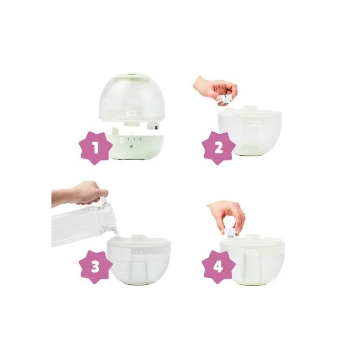 Badabulle Humidificateur - Veilleuse Bubble Humidificateur /