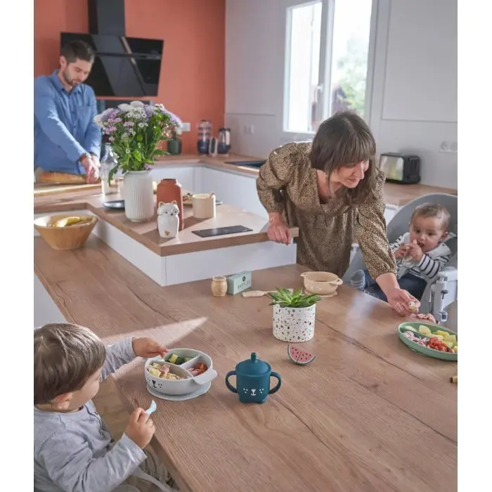 Babymoov Kit Repas Bébé LEARN'ISY Dog 15-24 mois (bol silicone