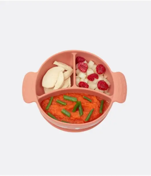 Babymoov Kit Repas Bébé LEARN'ISY Fox 15-24 mois (bol silicone 2