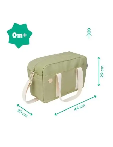 Badabulle Bowling diaper bag — Olive colour — photo 3