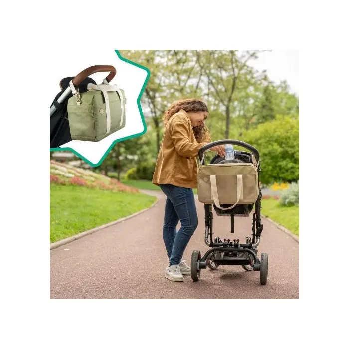 Badabulle Sac à langer Bowling - Olive Sac à dos - Badabulle