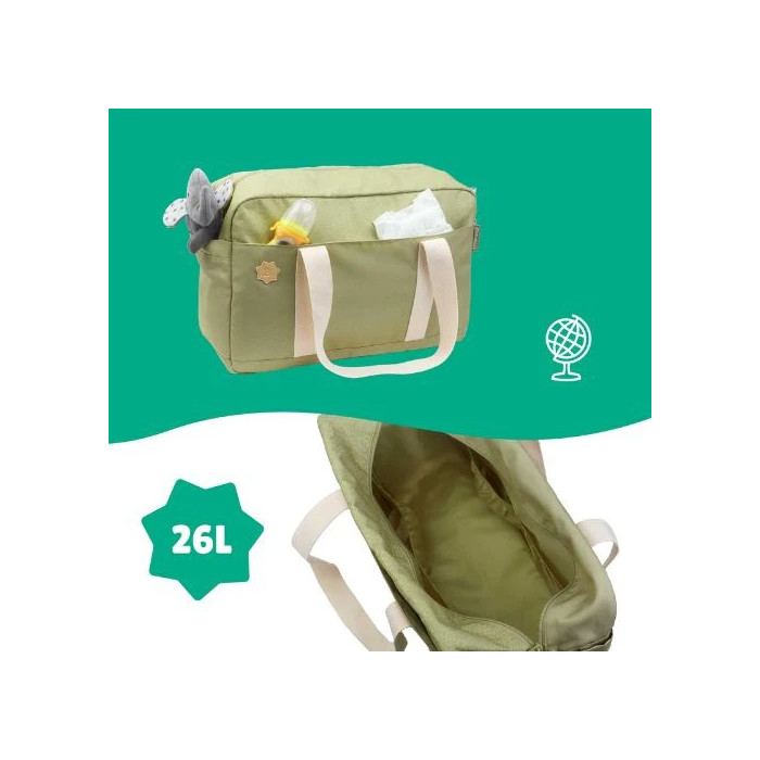 Badabulle Sac à langer Bowling - Olive Sac à dos - Badabulle