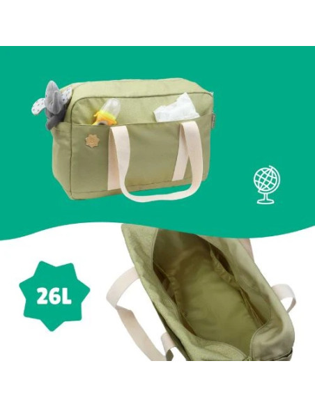 Badabulle Sac à langer Bowling - Olive Sac à dos - Badabulle