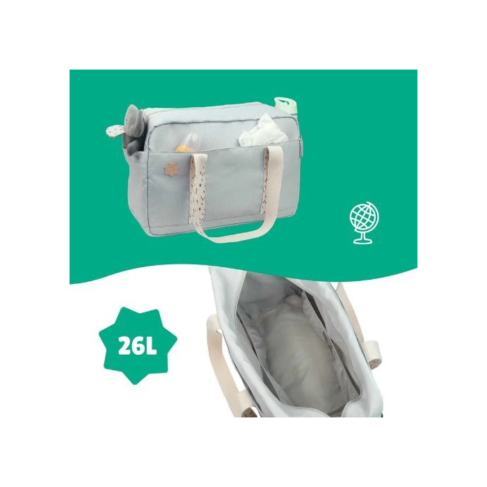 Badabulle Sac à langer Bowling - Gris Sac à dos - Badabulle