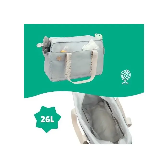 Badabulle Sac à langer Bowling - Gris Sac à dos - Badabulle