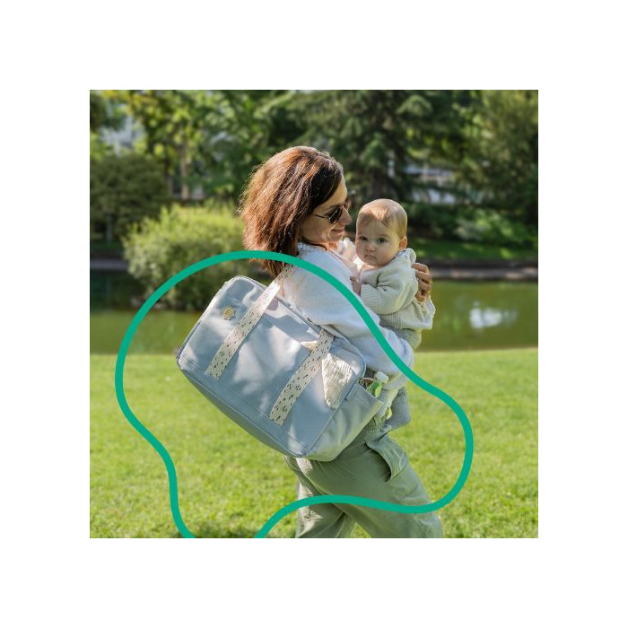 Badabulle Sac à langer Bowling - Gris Sac à dos - Badabulle