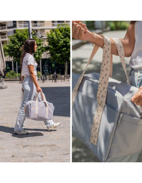 Badabulle Sac à langer Bowling - Gris Sac à dos - Badabulle