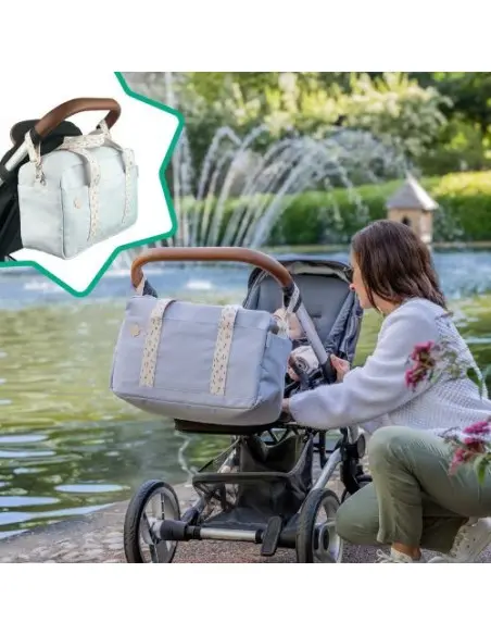Badabulle Bowling diaper bag - Grey — photo 6
