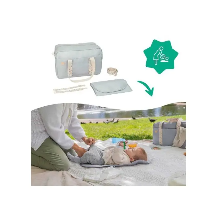 Badabulle Sac à langer Bowling - Gris Sac à dos - Badabulle