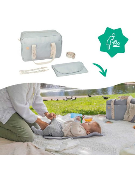 Badabulle Sac à langer Bowling - Gris Sac à dos - Badabulle