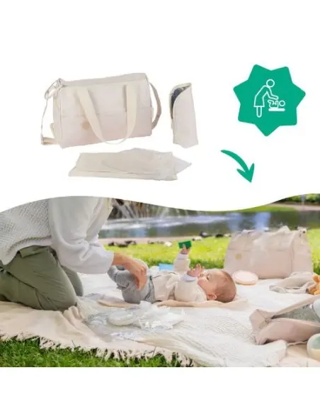 Badabulle Pocketstyle diaper bag - cream — photo 3