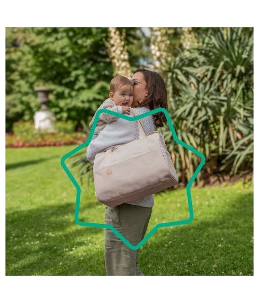 Badabulle Pocketstyle diaper bag - cream 2