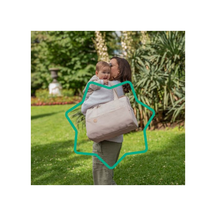 Sac à Langer Pocketstyle - Crème Sac à main - Badabulle Maroc